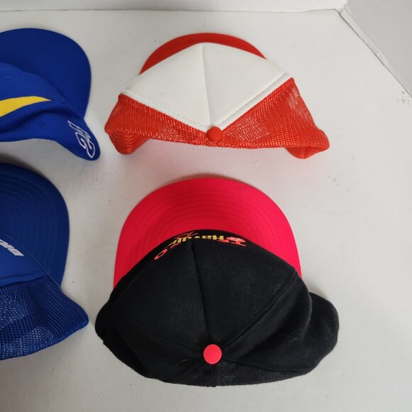 Vintage Mesh Snapback Caps Truckers Hats Lot of 4 TEXACO HAVOLINE RACING NAPA - Picture 10 of 14